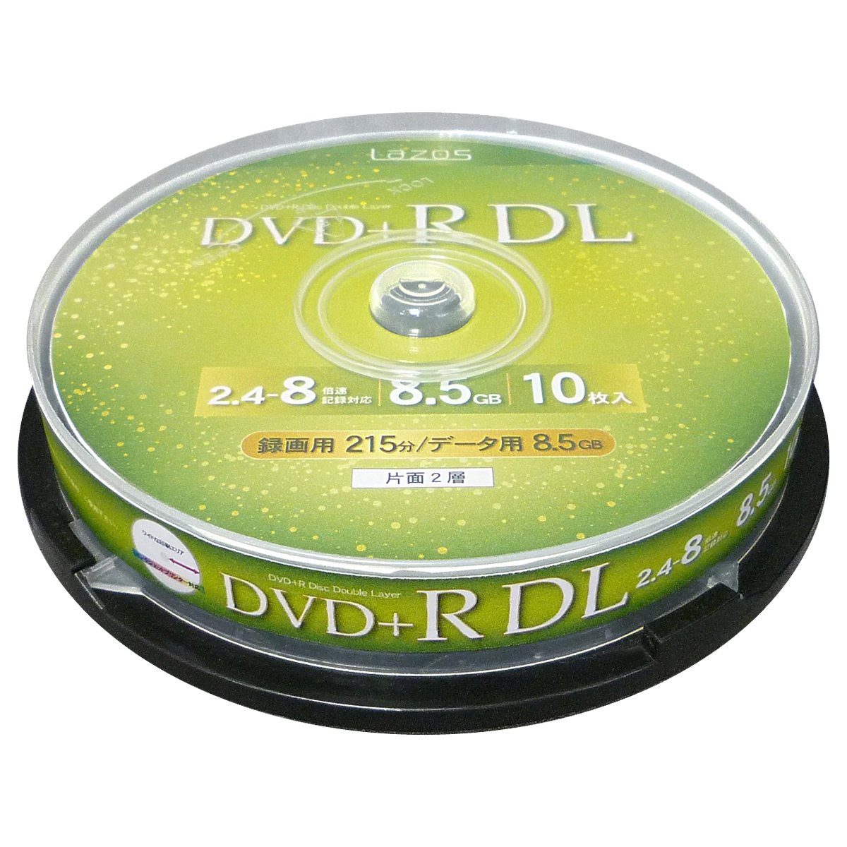 LAZOS DVD+RDL 10枚 スピンドルケース入 LA-DL10 n5ksbvb Amazon.co.jp: LAZOS DVD+RDL 10枚 スピンドルケース入 LA-DL10